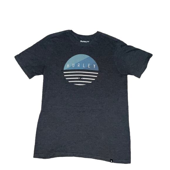 Hurley Gray Heathered T-Shirt Size M - Picture 1 of 3